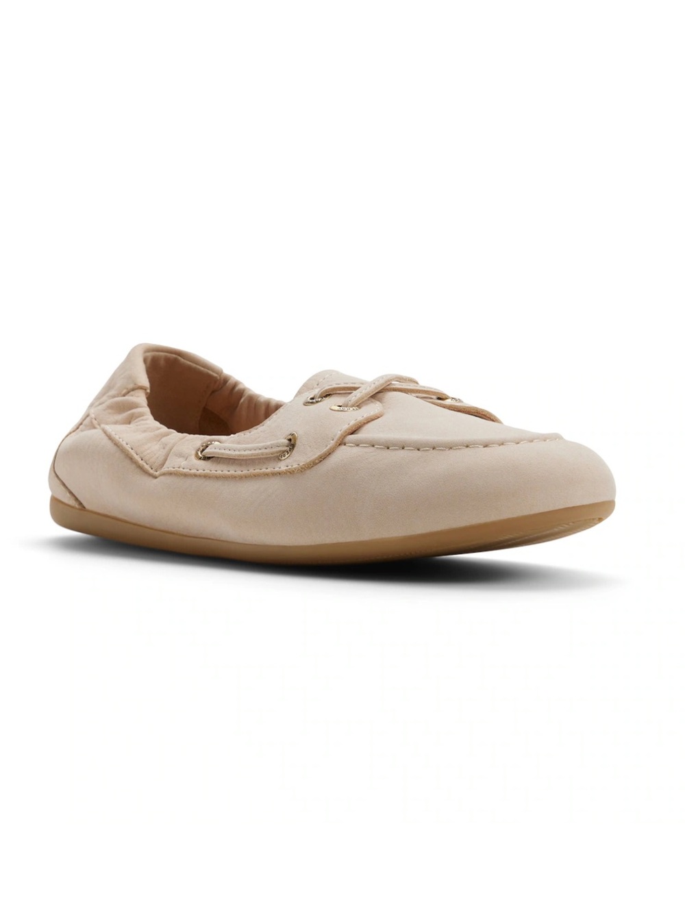 Sperry Women's Soft Beige Slip-On Moccasin